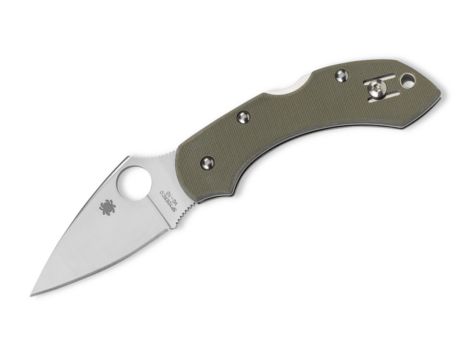  Taschenmesser Spyderco Spyderco Dragonfly Foliage Green G-10 PlainEdge