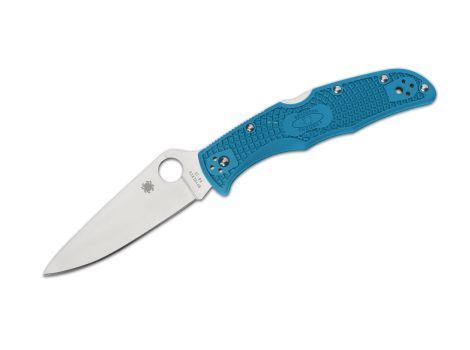  Pocketknives Spyderco Spyderco Endura Flat Ground Blau