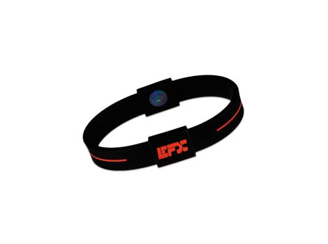   Sportarmbänder EFX Siloko Sportarmband Schwarz/Rot, Gr. L