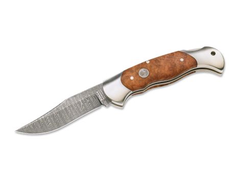 Coltelli tascabili Böker Manufaktur Coltello in damasco Böker Damast + Amboina