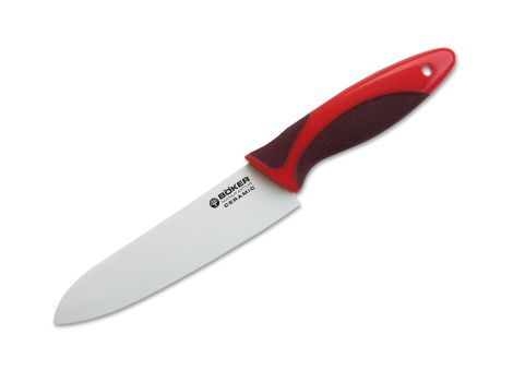  Kochmesser Böker Ceramic Böker Ceramic Santoku rot