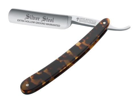   Rasiermesser Böker Rasiermesser Silver Steel Schildpatt