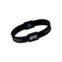 Wristband EFX Silikon Sportarmband Schwarz/Weiß, Gr. L 