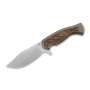 Feststehendes Messer Fox Knives East Wood Tiger Bronze Titanium Ziricote
