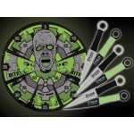 United Cutlery Throwing Knife 02UC1530 Zombie Target and a dozen throwers